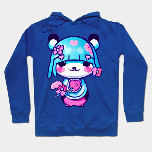 A CUTE KAWAI panda girl Hoodie by mmamma030